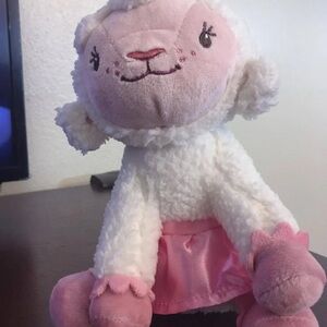Disney Jr. Doc McStuffins Lambie 7” Plush - Authentic Disney Store Item
